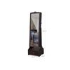 Brown Jewelry Cabinet Armoire with LED Light